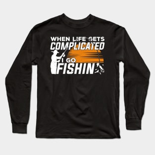 Fishing Angling Sport Fisher Fisherman Gift Long Sleeve T-Shirt